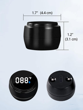 Timloon 2-pack thermometer with automatic activation makes post-use cleanup simple