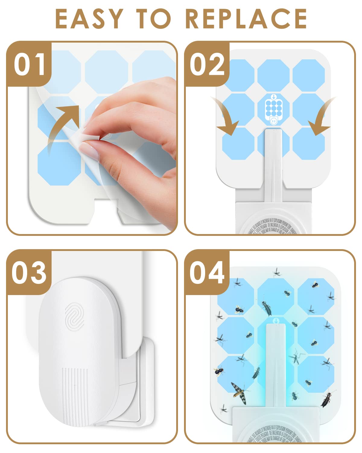 TINDTOP glue card refill 23005-06, keeps indoor spaces clean without smells.