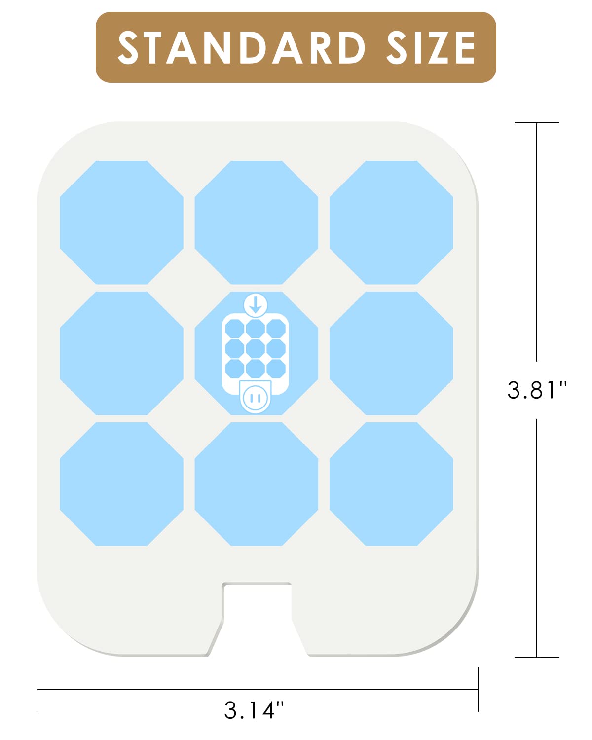 TINDTOP SH502 glue board refill, compatible for Safer Home use.