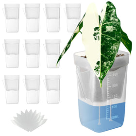 TineDew 2.5-inch self-watering pot with a clear inner pot for easy root moisture checks.