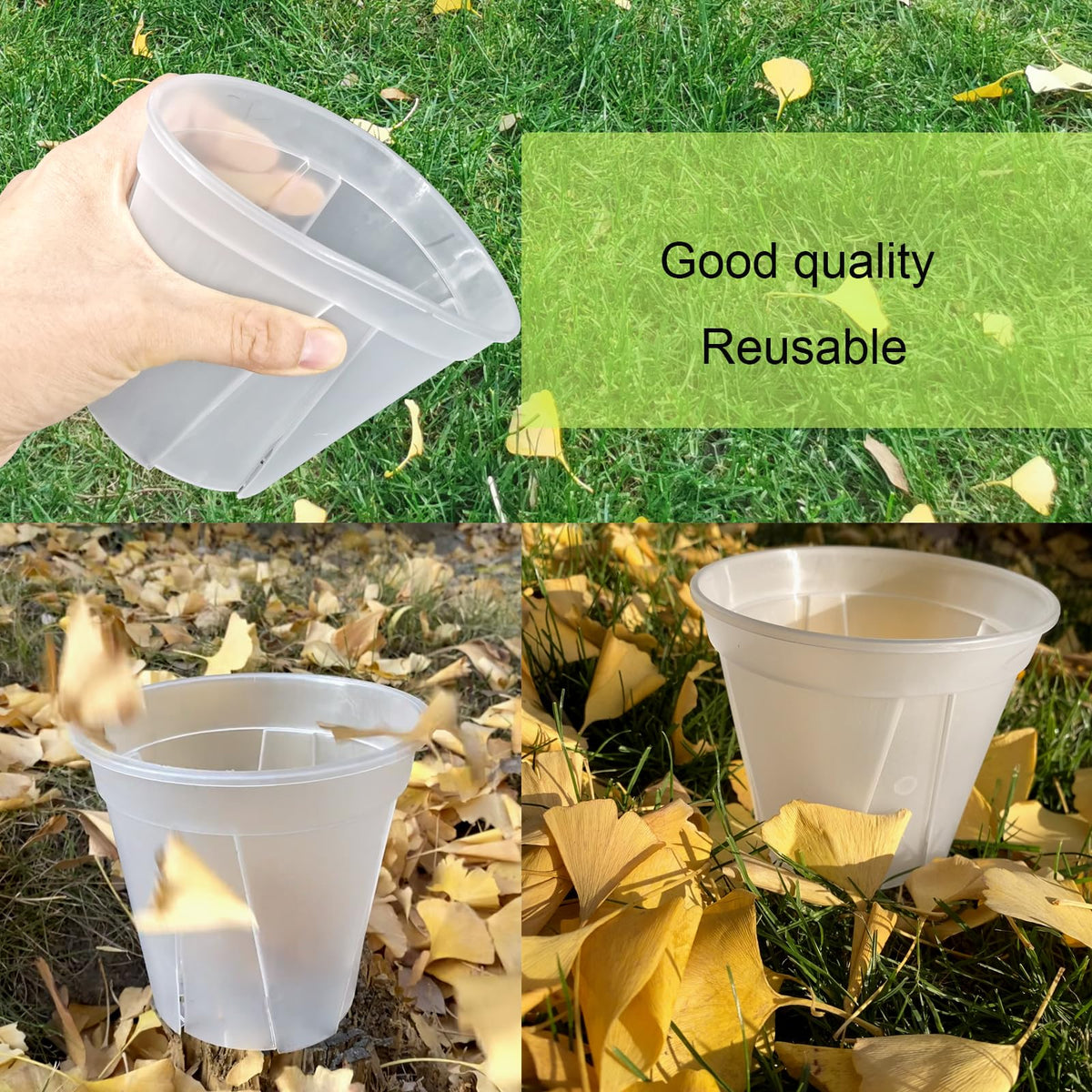 TineDew saucer set for nursery pots keeps surfaces clean and protected.