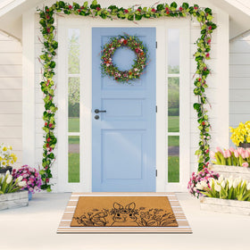 Tinideya decorative doormat with durable stitching