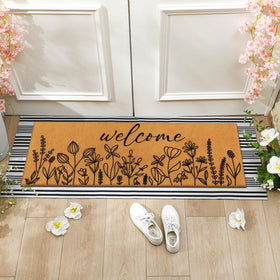 Tinideya easy-care entry mat keeps your doorway clean with simple maintenance.