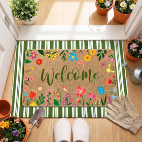 Tinideya gift-ready spring mat set for new homeowners and hosts.