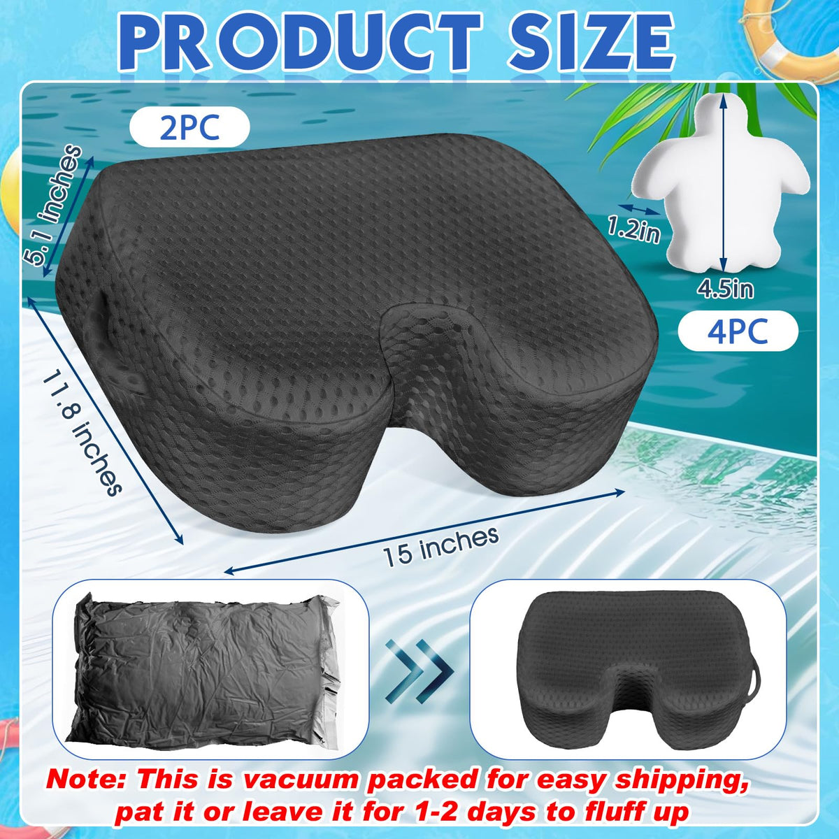 Tinideya air mesh sponge pack enhances breathability and quick drying for spa time