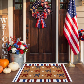 Tinideya Indoor-outdoor door mat sized 60x90 cm for versatile entryways.