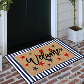Tinideya outdoor friendly mat set for indoor and covered outdoor spaces