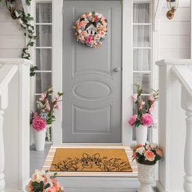 Tinideya seasonal entry rug adds warm curb appeal