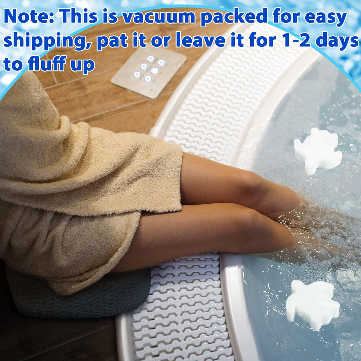 Tinideya seat with built-in handle offers easy drying and storage