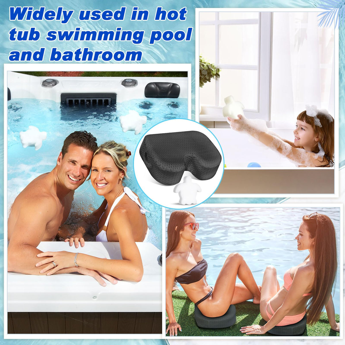 Tinideya washable spa seat remains easy to clean after use