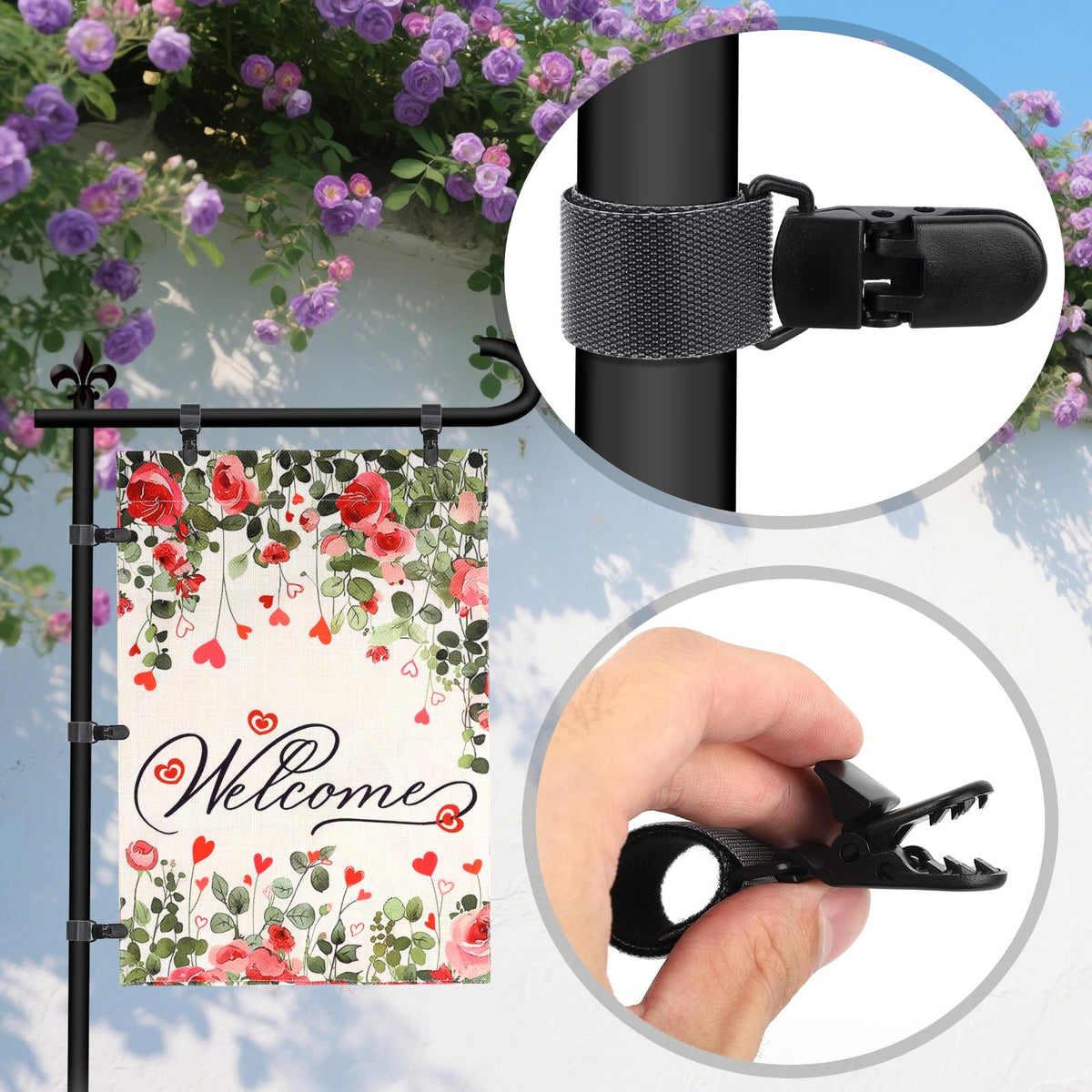 Tinoaly multi-use clip for garden decor curtain tents and more.