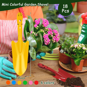 TINSKY durable iron trowel with sprayed finish for long-lasting gardening use.