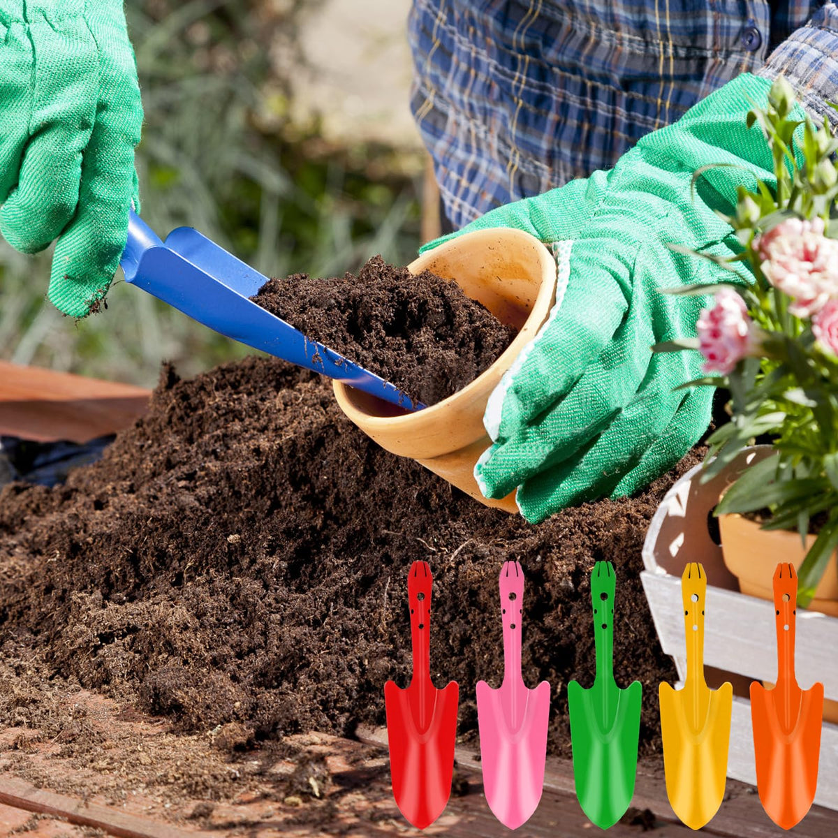 TINSKY hollow-grip handle keeps tools lightweight and comfortable for extended use.