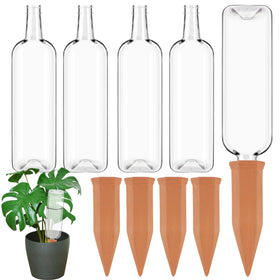 TINSKY terracotta watering spike in soil ensures steady moisture