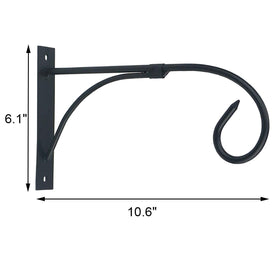 Tinsow wall hook securely holds a bird feeder in a garden