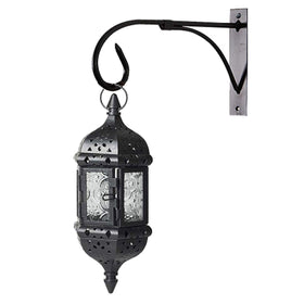 Tinsow plant hook displaying decorative plant indoors and outdoors