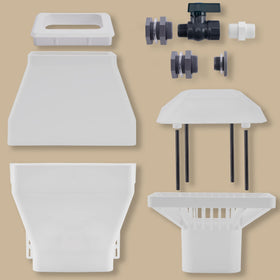 Tintsabo compatible with 2x3 or 3x4 downspouts for versatile fit.