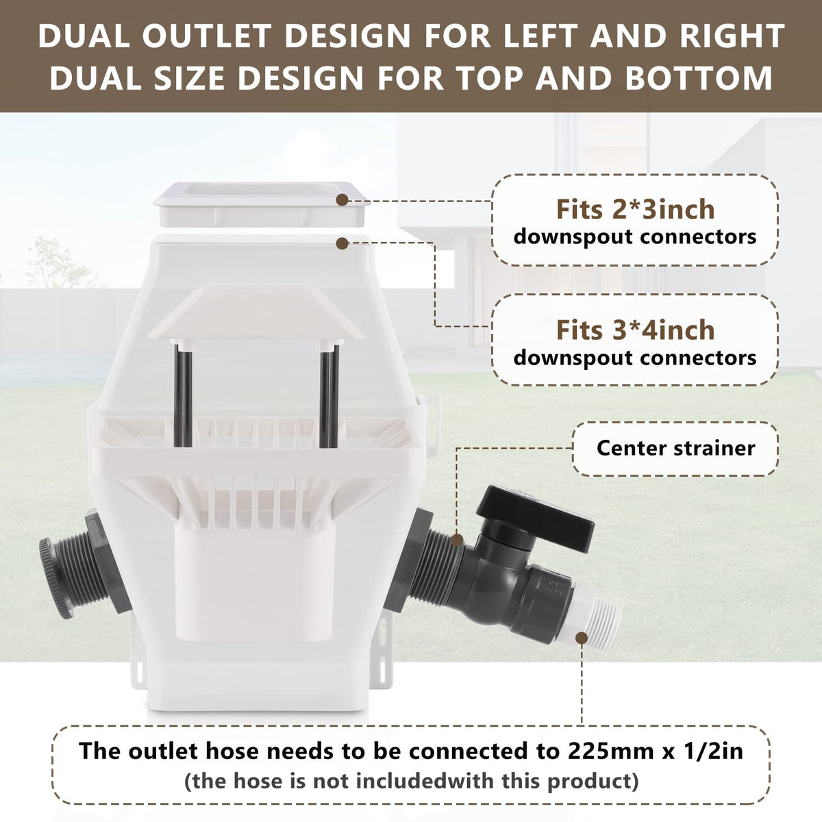 Tintsabo rainwater collection system core designed to maximize collection efficiency.
