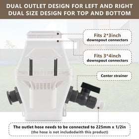 Tintsabo rainwater collection system core designed to maximize collection efficiency.