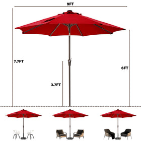 Outdoor setup on deck near pool showcases Tioline shade solution.