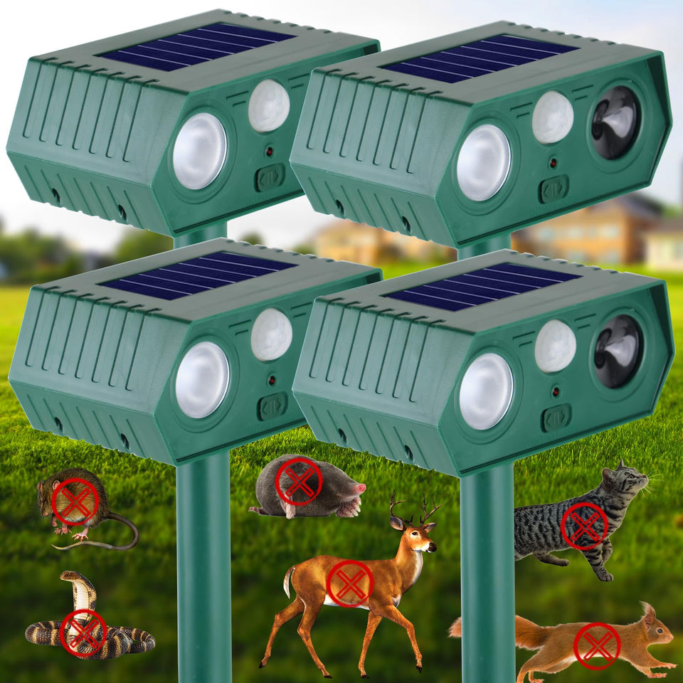 Tirgo Cat Repellent Outdoor device with motion detection deters animals