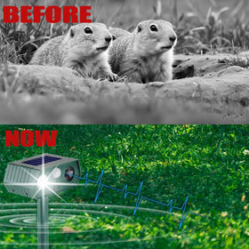 Tirgo Cat Repellent Outdoor PIR sensor detects movement to trigger deterrence