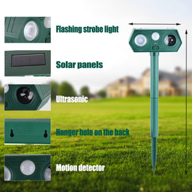 Tirgo Cat Repellent Outdoor ultrasonic sound repels wildlife at range