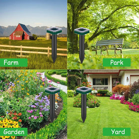 Tirgo chipmunk deterrent spike keeps outdoor spaces rodent-free