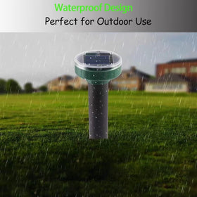 Tirgo garden solar mole deterrent light boosts daytime efficiency and easy visibility