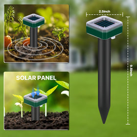 Tirgo ultrasonic yard snake repellent stake protecting garden beds from snakes