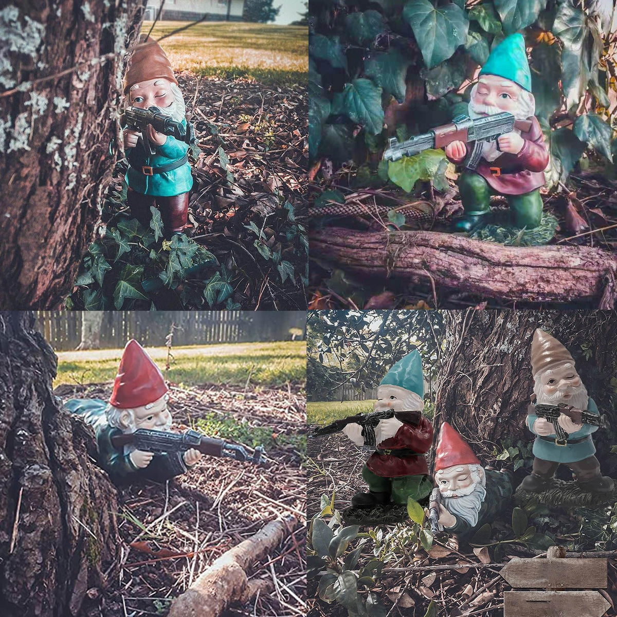 Tirifer garden gnome decor for patios and yards