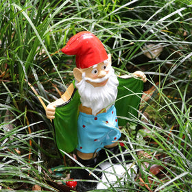 Tirifer gnome decor for porch, balcony, or shelf