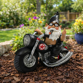 TISEJOY garden gnomes statue for outdoor display on lawn
