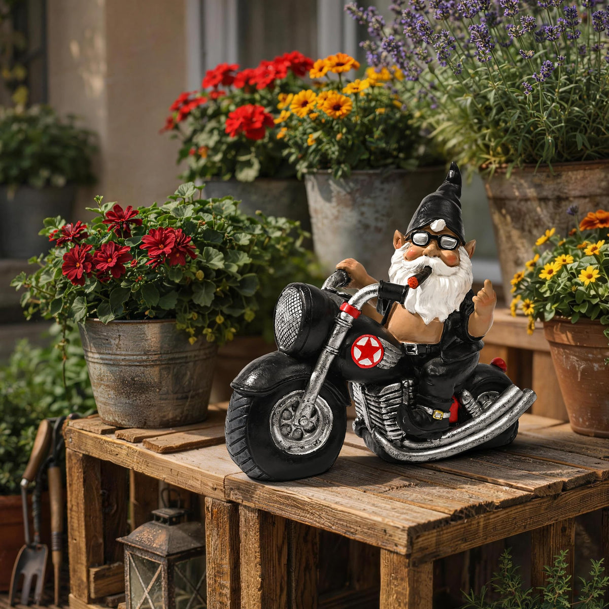TISEJOY windowsill gnome adds indoor garden-like charm