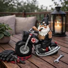 TISEJOY hand-painted gnome details add warm character