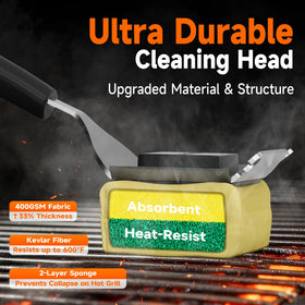 TISHI HERY replaceable head enables quick, tool-free maintenance