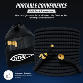 Titan Garden Hose outdoor watering ideal for yards and patios