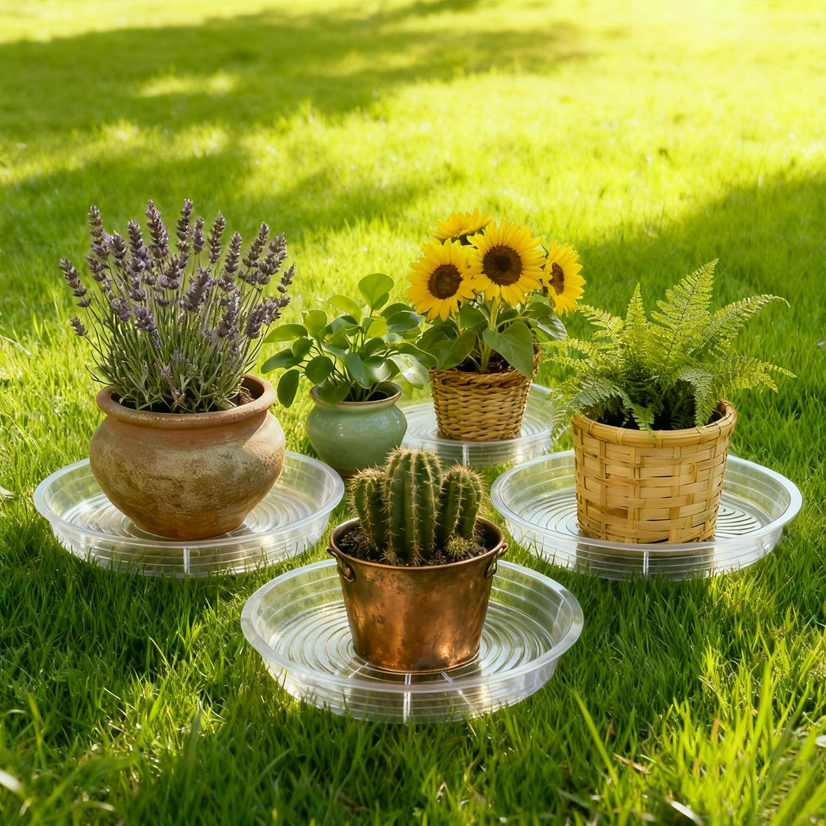 TITE washable and reusable saucer demonstrates practical, sustainable gardening protection.
