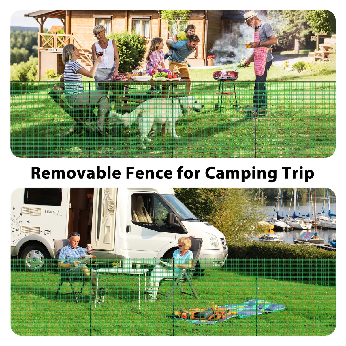 TITECK outdoor boundary for pets, poultry, and garden zones