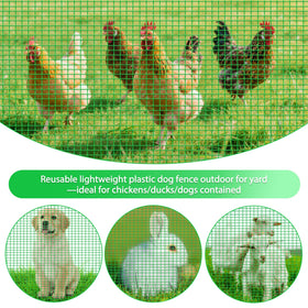 TITECK reusable UV-resistant fence suitable for poultry containment