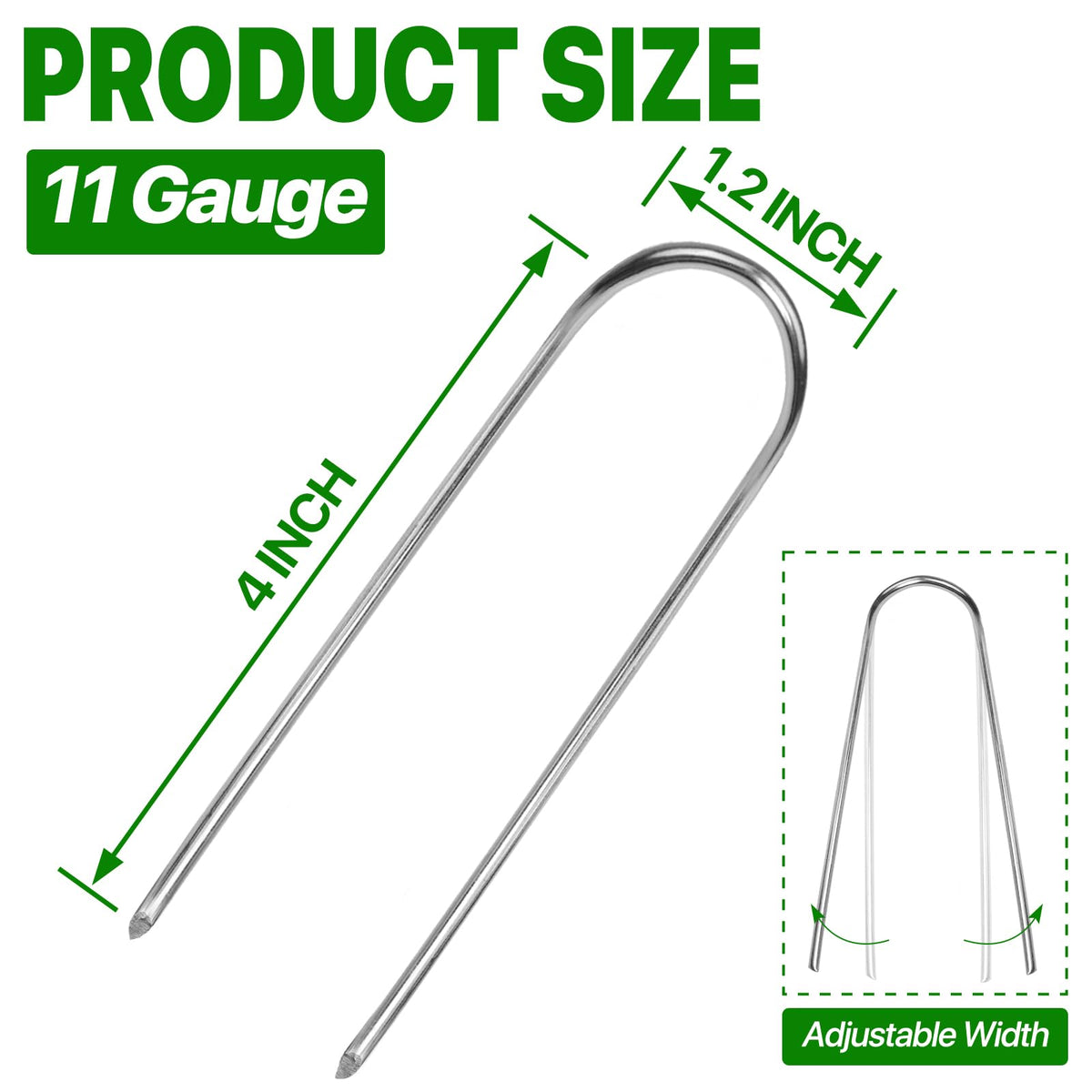 TiTifield galvanized landscape stakes durable for long-lasting lawn and garden support.