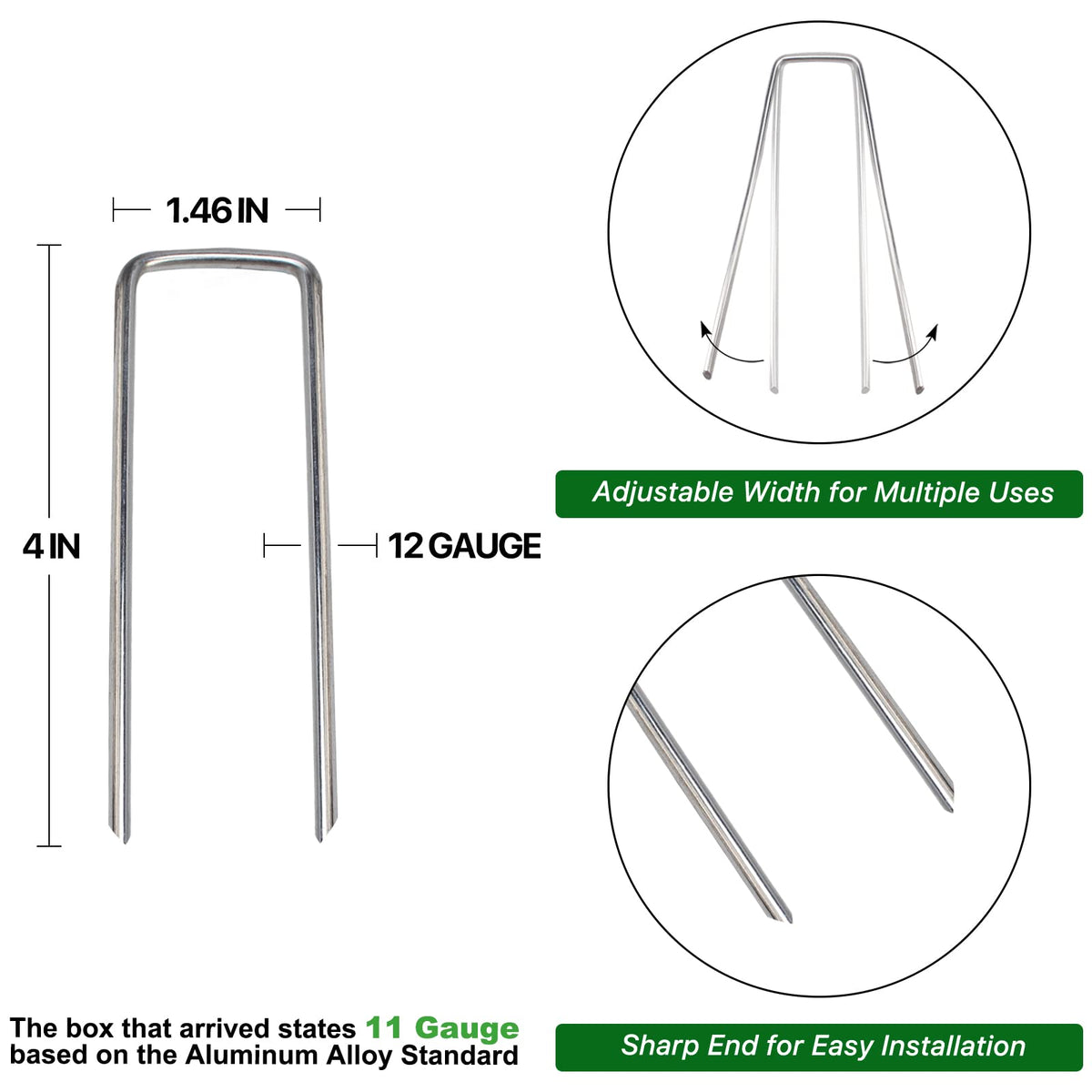 TiTifield galvanized stakes demonstrate anti-rust performance on lawn and garden projects