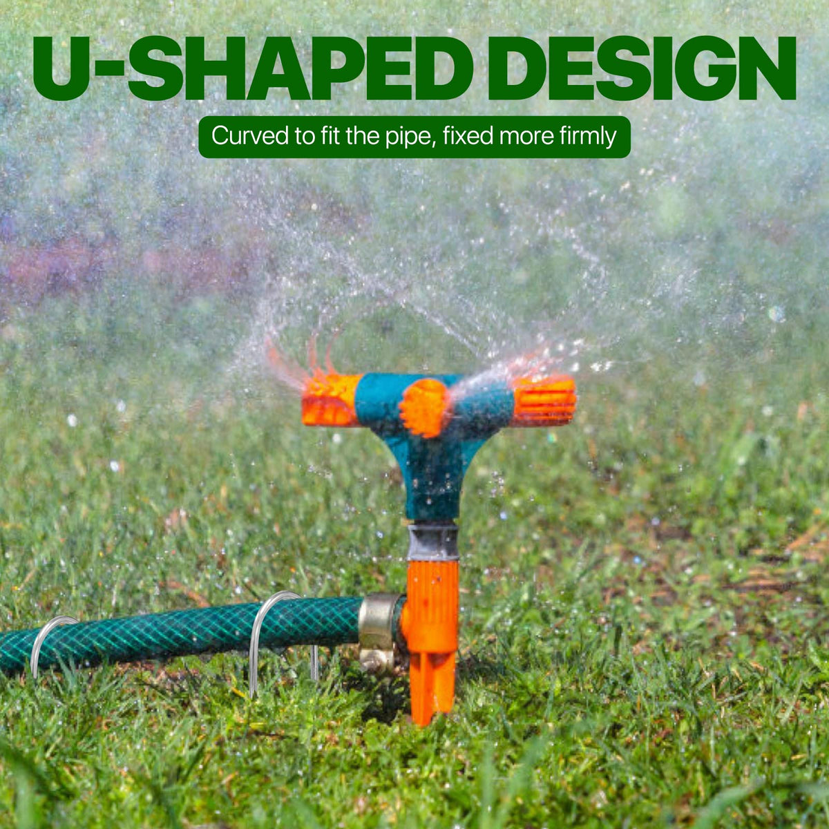 TiTifield sharp-end stakes enable easy ground insertion