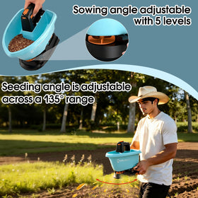 TITIUNCLE 3L electric spreader 135-degree spread for wide coverage
