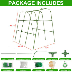 tiuire arch trellis assembly demonstrates tool-free setup for quick garden use.