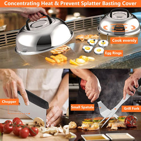 Tivddikun Blackstone slant-edge scraper for quick cleaning