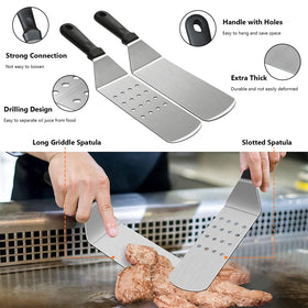 Tivddikun Blackstone small griddle spatula for precise turning