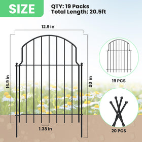 Arched border design by Tivray enhances garden appeal and defines beds.