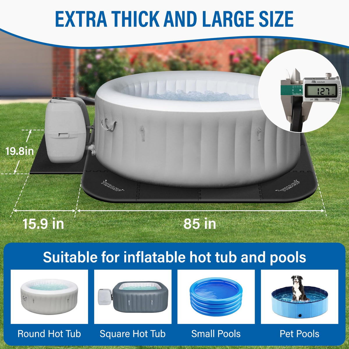 TIXANF EVA foam pad thick 1/2 inch provides cushioned support