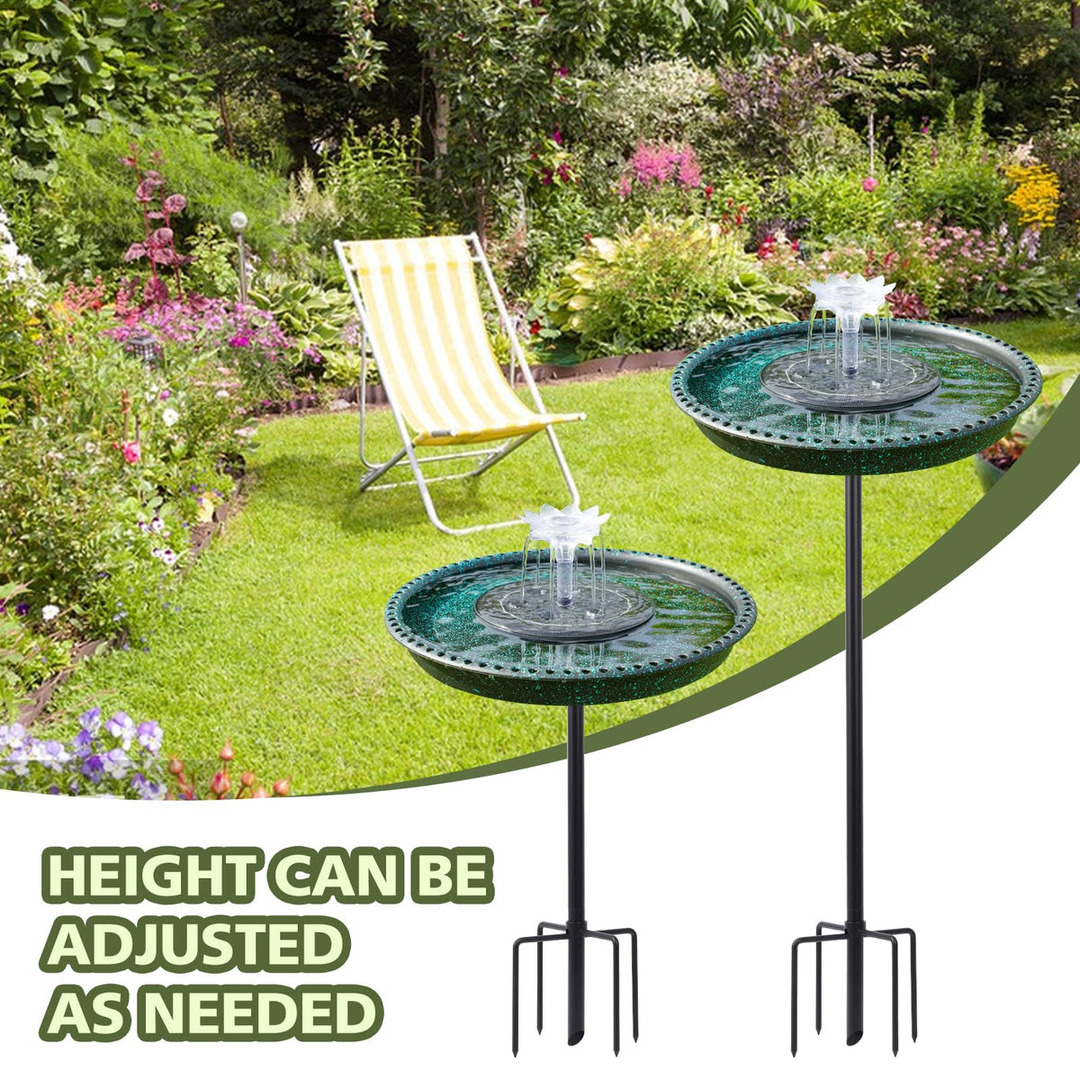 TIYIAWI Perforated edges provide easy perching beside the water.